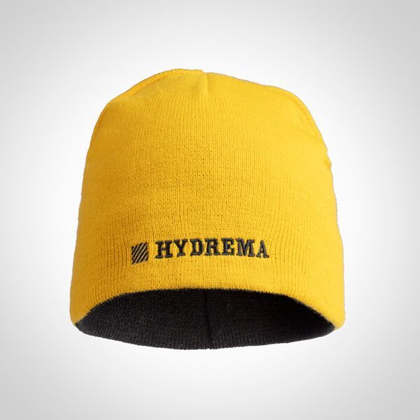 Hydrema knitted beanie - yellow