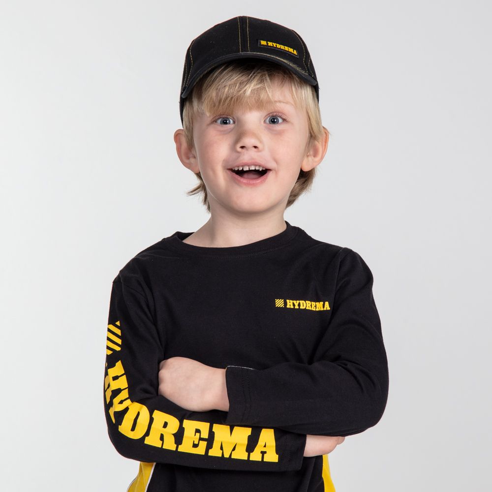 T-shirt - Gul/Sort - Børn - Hydrema shop